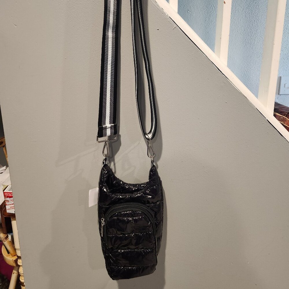Lemonbella Crossbody Hydrobag  Puffer Purse Black New With Tags